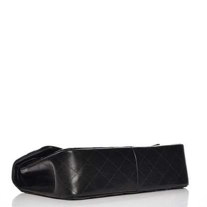 Chanel Lambskin Quilted Jumbo Double Flap So Black 4 of 8