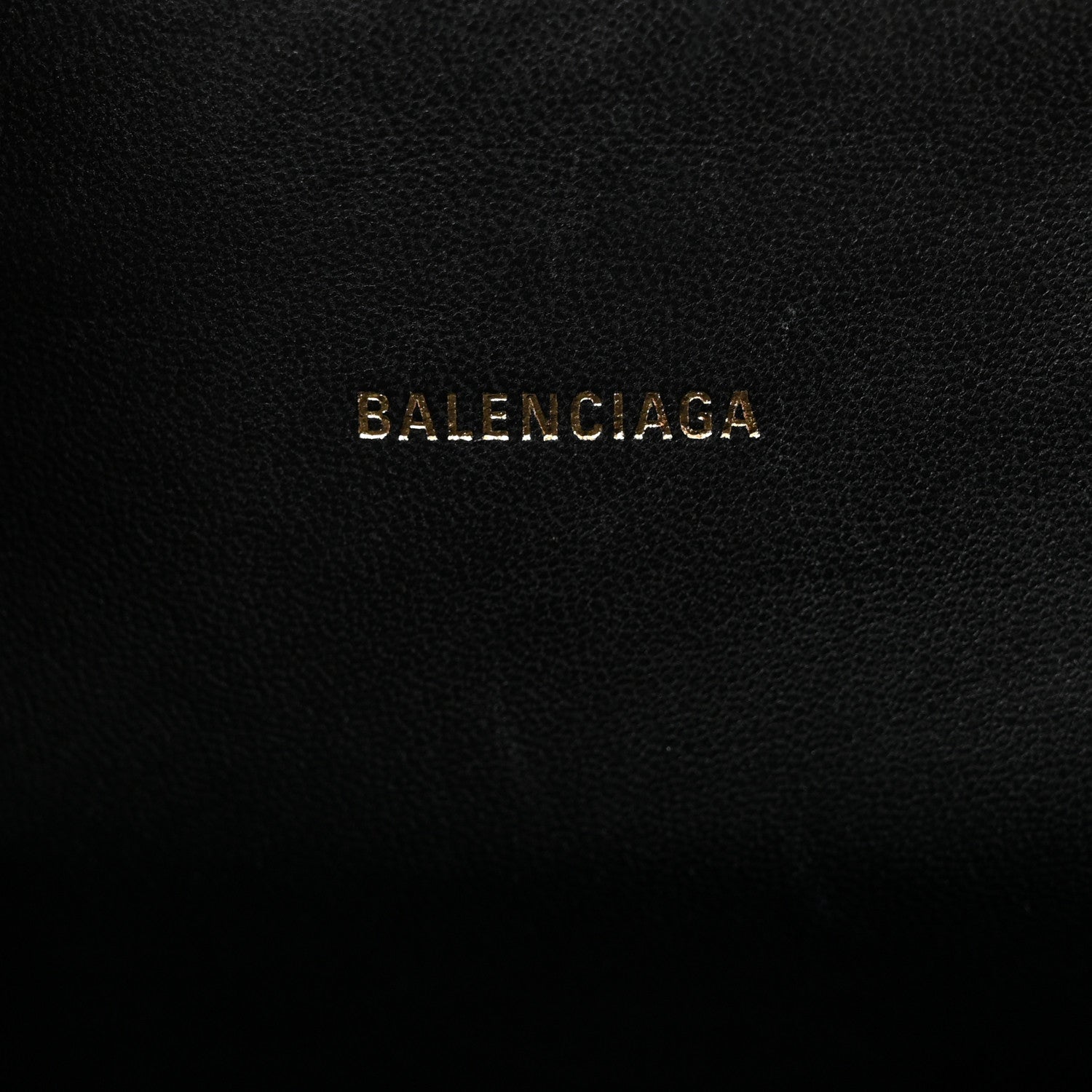 Balenciaga Shiny Calfskin Crocodile Embossed Hourglass Top Handle Bag XS Black 6 of 11