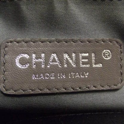 Chanel Leather Lax Pochette Black 7 of 10