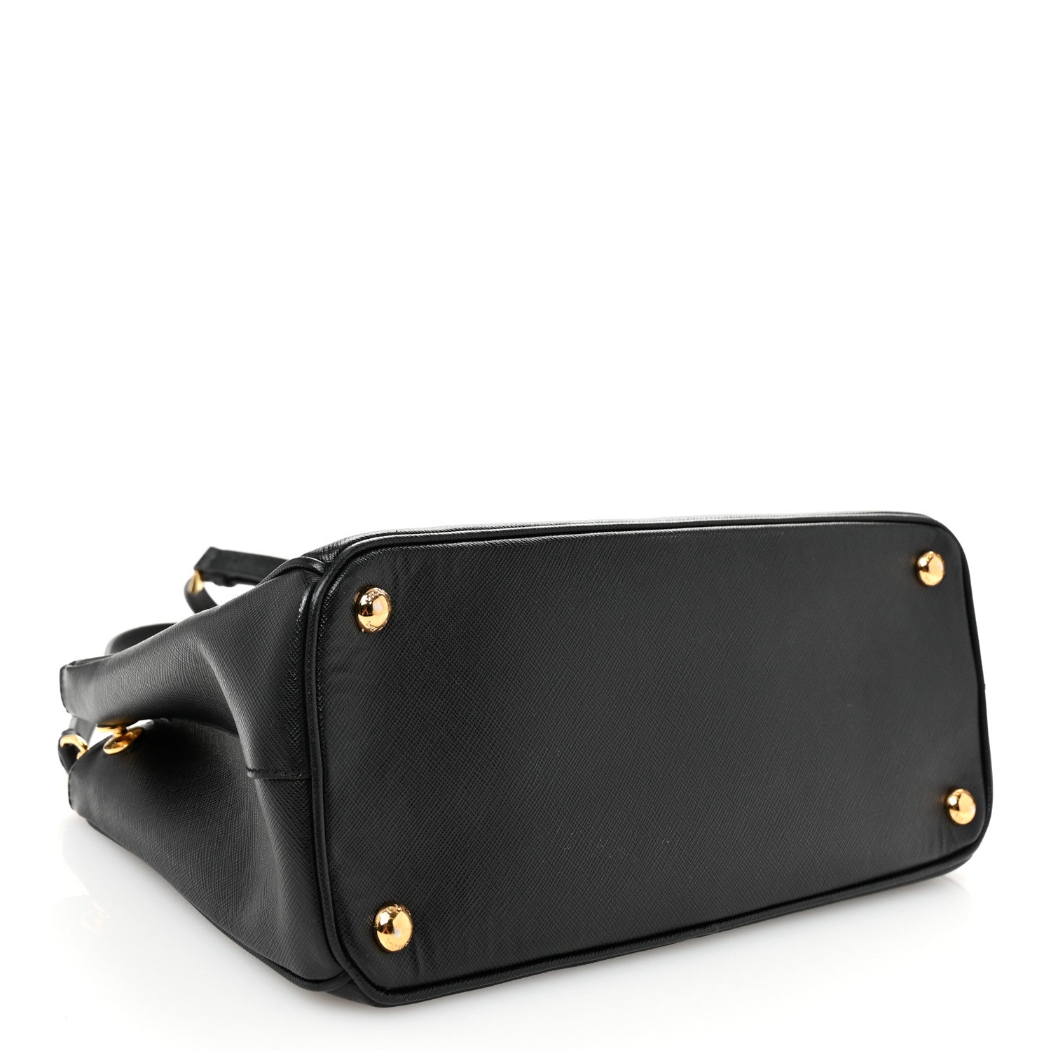 Prada Saffiano Small Galleria Double Zip Tote Black 4 of 11