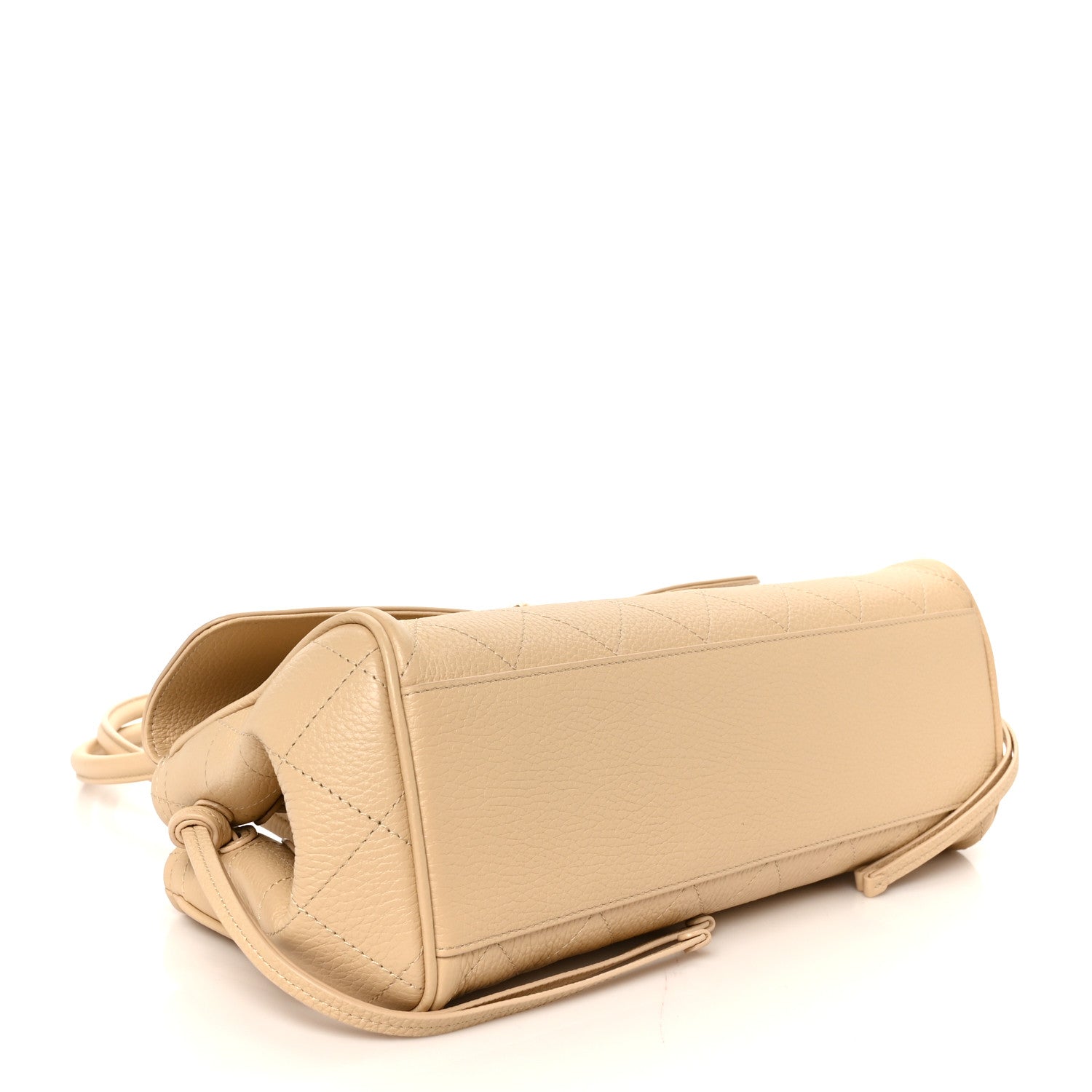 Chanel Grained Calfskin Stitched Urban Essentials Small Shopping Bag Beige 6 of 23