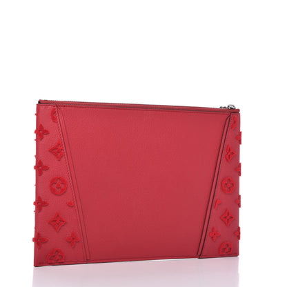 Louis Vuitton Monogram Veau Cachemire W Pochette Framboise 3 of 10