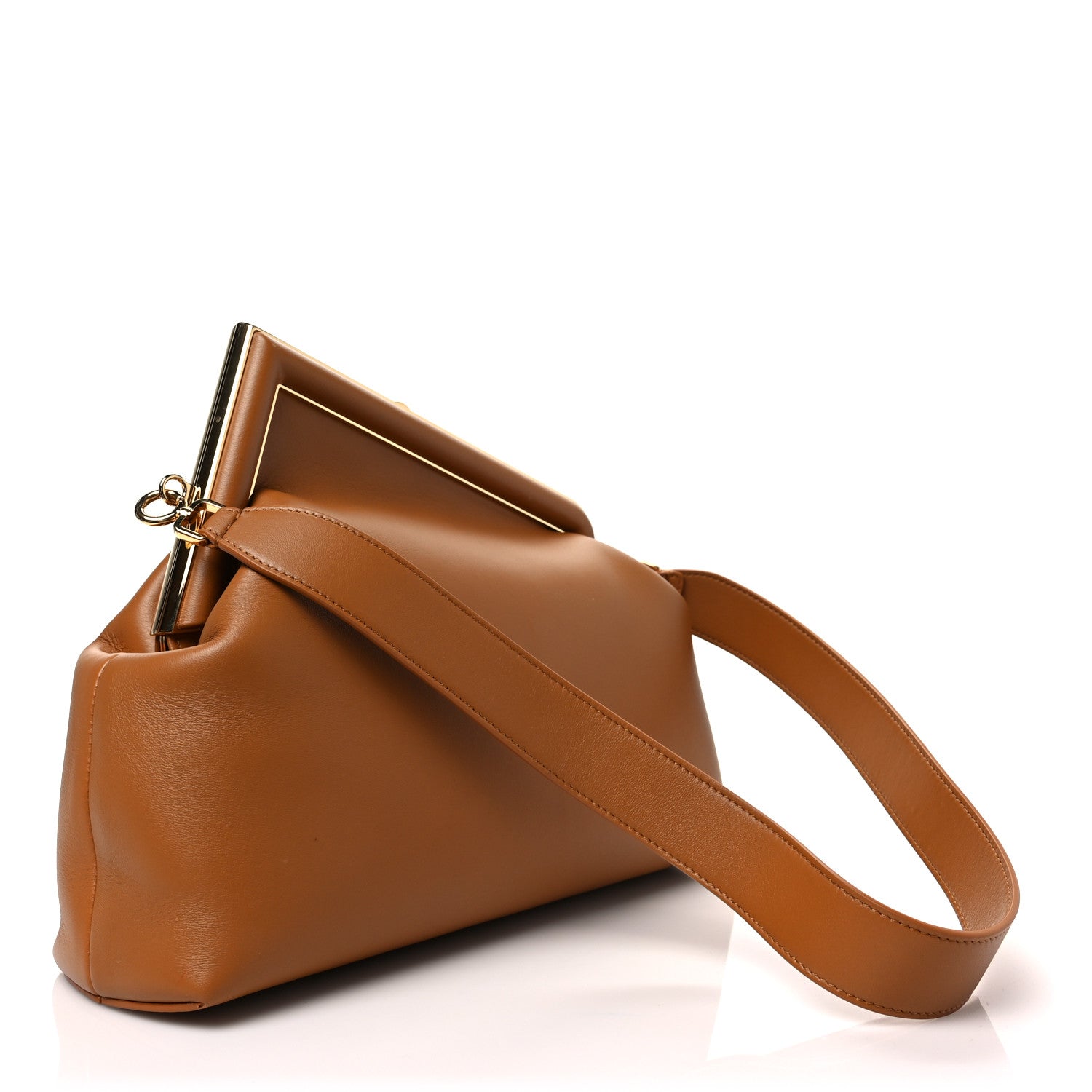 Fendi Shiny Nappa Medium Fendi First Caramello 3 of 7