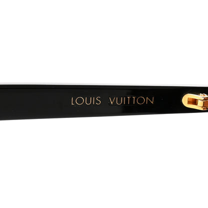 Louis Vuitton Acetate My Monogram Fame Rectangle Sunglasses Z2152U Black 5 of 8