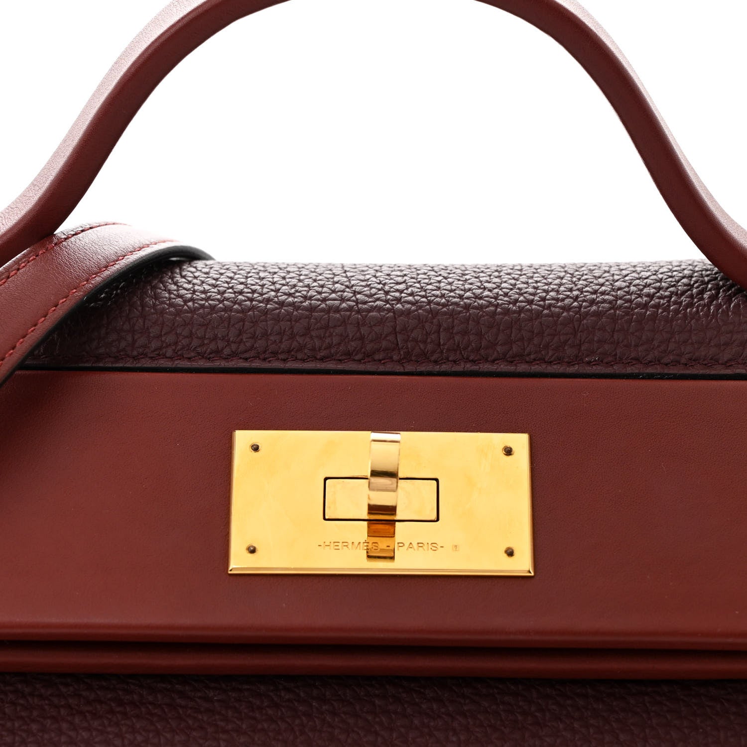 Hermes Taurillon Maurice Swift 24/24 29 Bordeaux Rouge Grenat 8 of 10