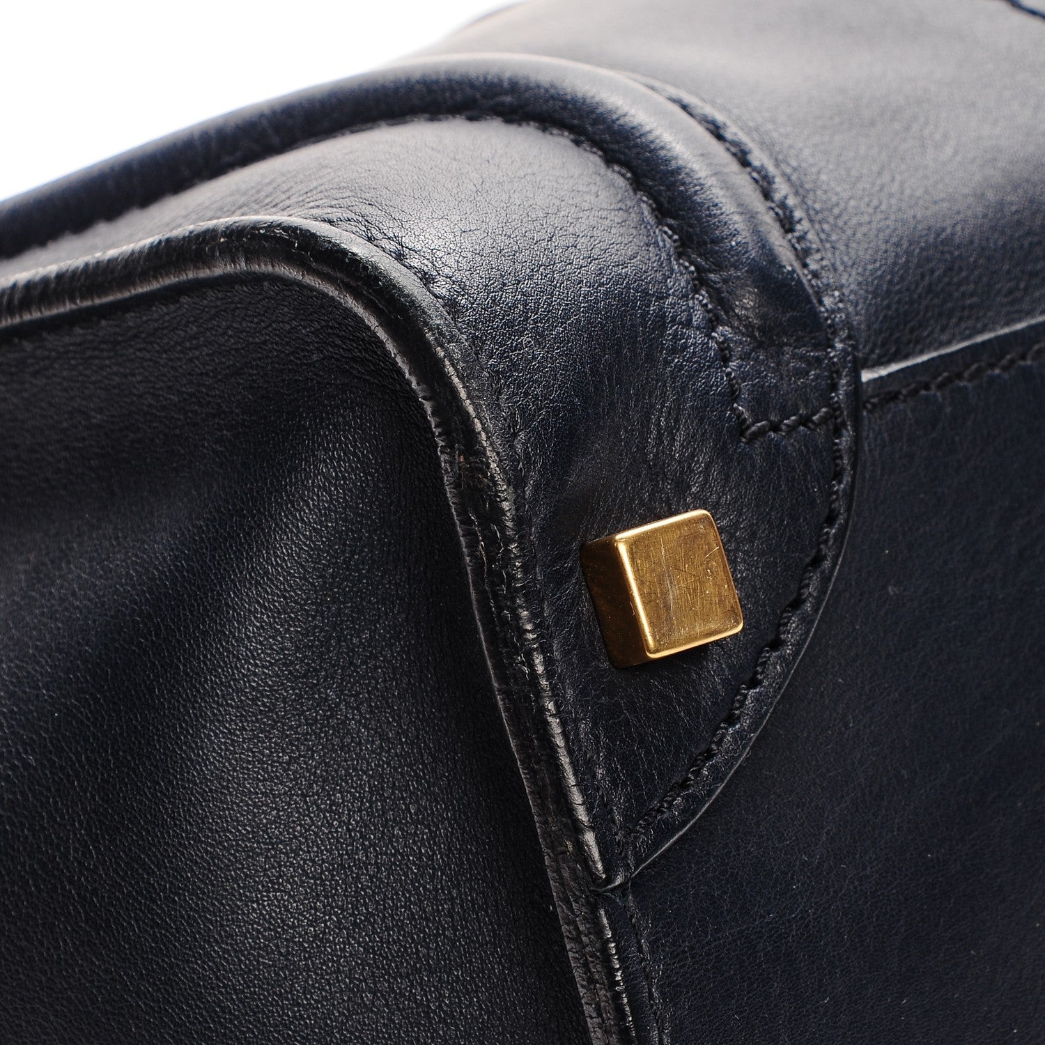 Celine Smooth Calfskin Shoulder Luggage Navy 9 of 10