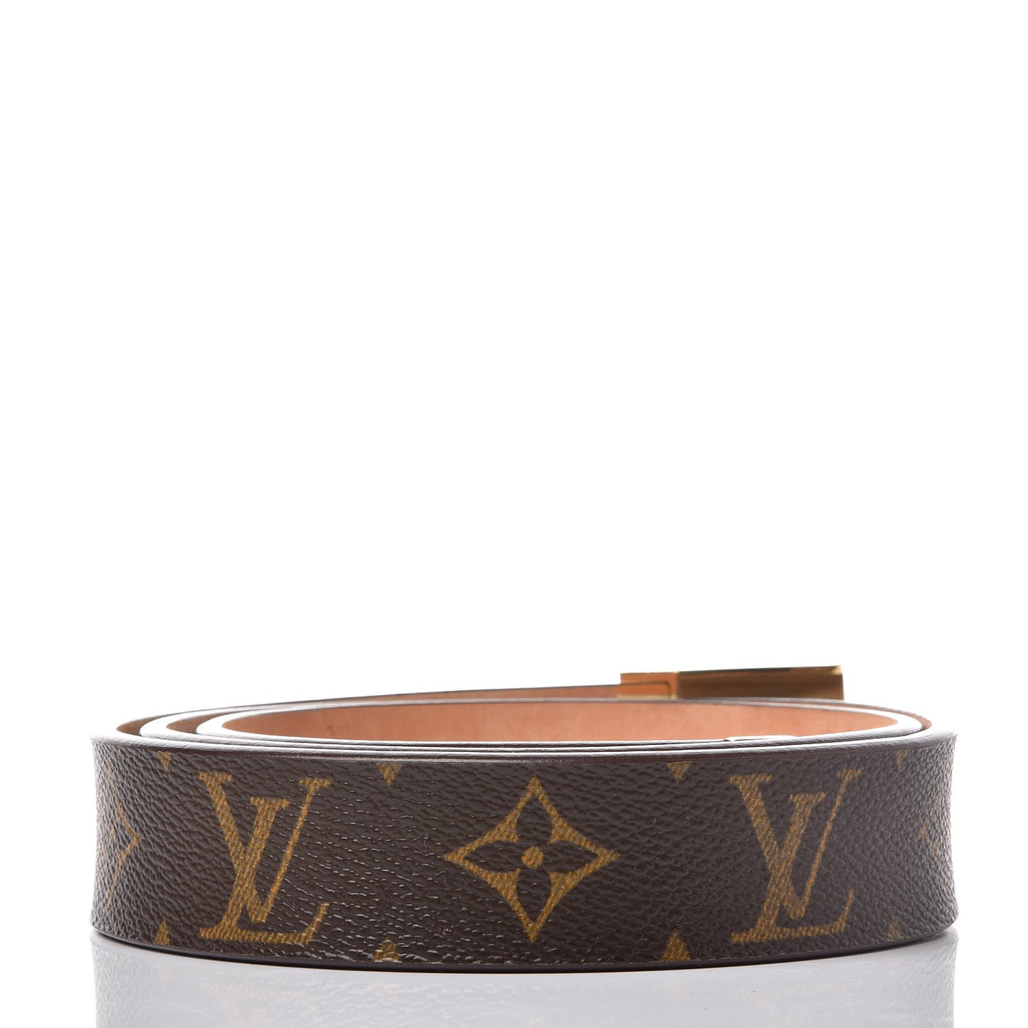 Monogram Ceinture Belt Gold Buckle 85 34