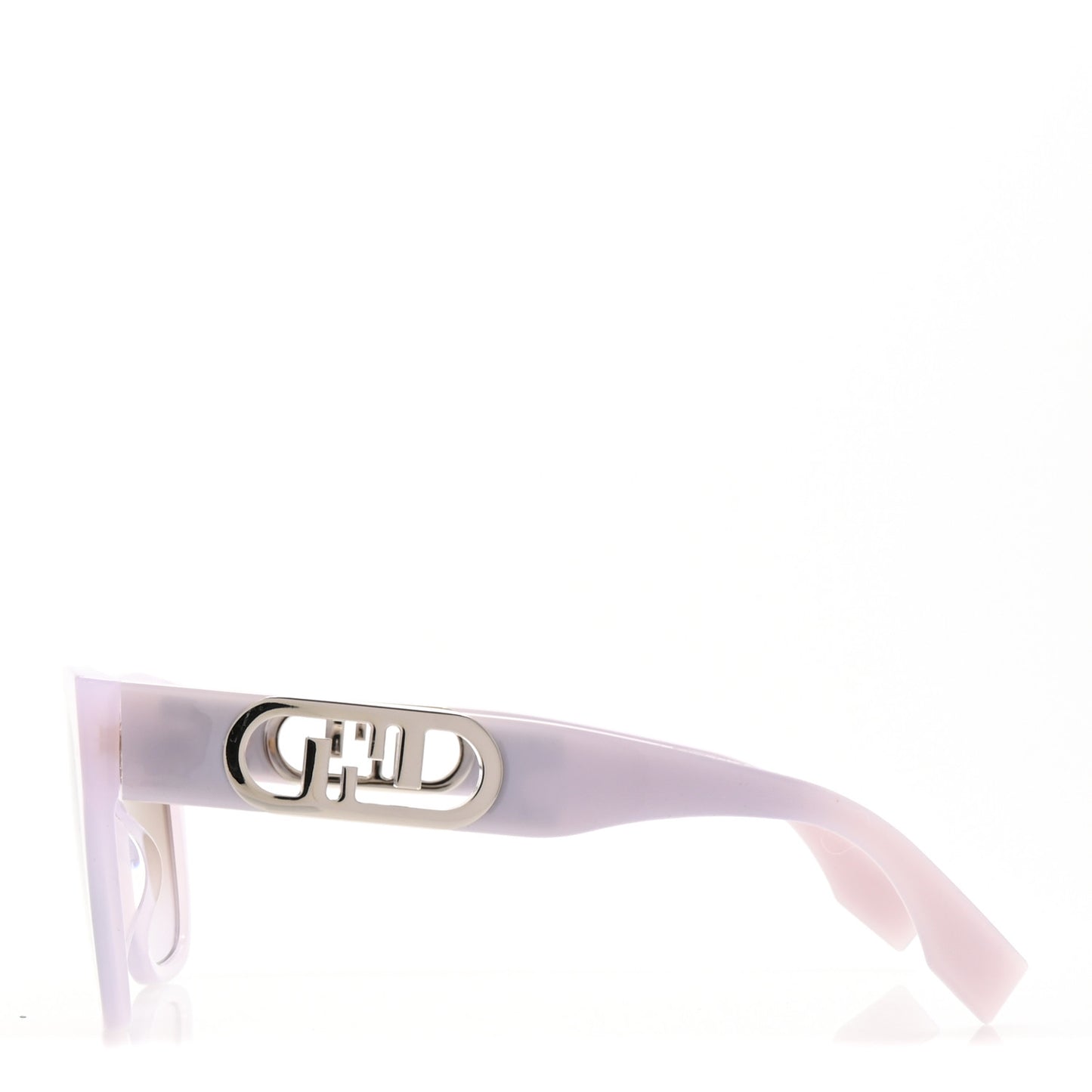 Acetate O Lock Square Sunglasses FE40063I Light Purple