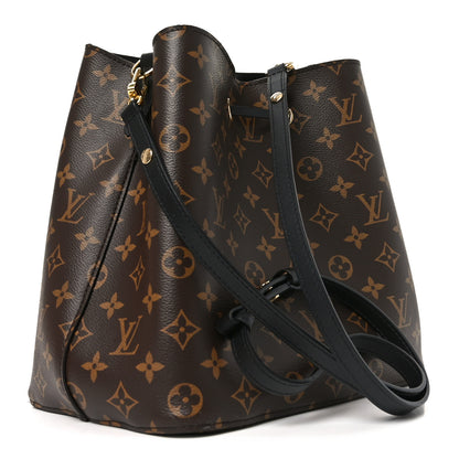 Louis Vuitton Monogram Neonoe MM Black 3 of 9
