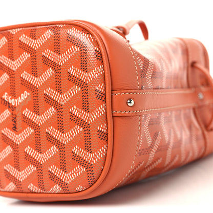 Goyard Goyardine Petit Flot Mini Bucket Bag Orange 9 of 9