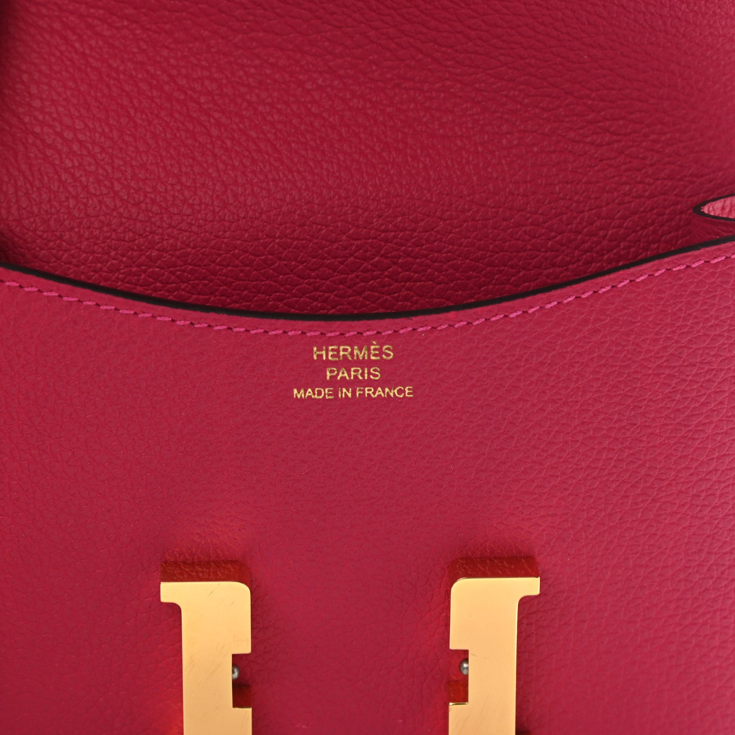 Hermes Evercolor Verso Constance Slim Wallet Rose Mexico Chocolate 7 of 7