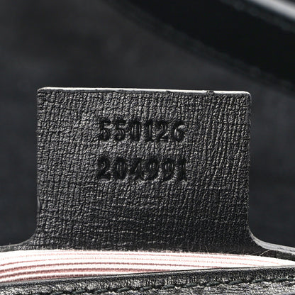Gucci Suede Medium Arli Flap Shoulder Bag Black 7 of 13