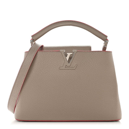 Louis Vuitton Taurillon Capucines BB Galet Litchi 1 of 8