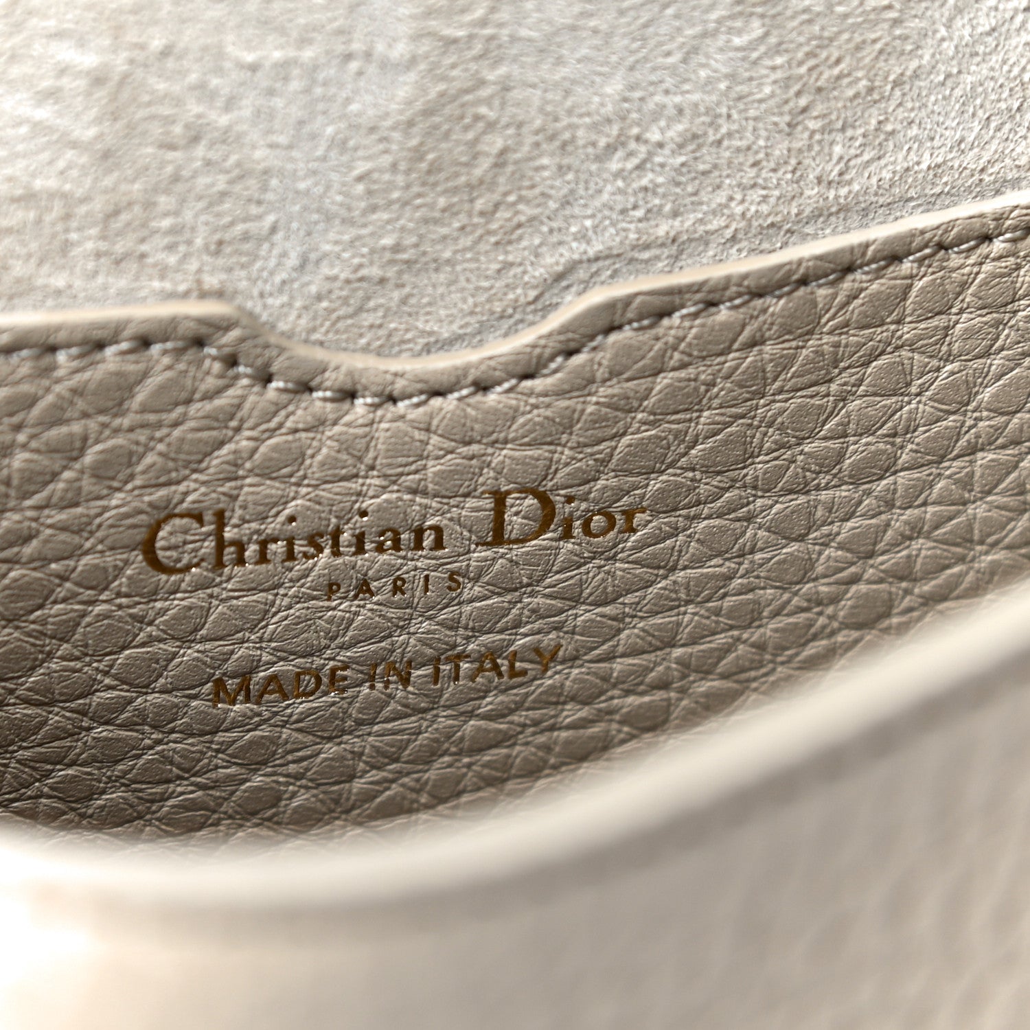 Christian Dior Grained Calfskin Large Bobby Flap Beige 7 of 11