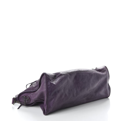 Balenciaga Agneau Classic Hardware Part Time Raisin 4 of 14