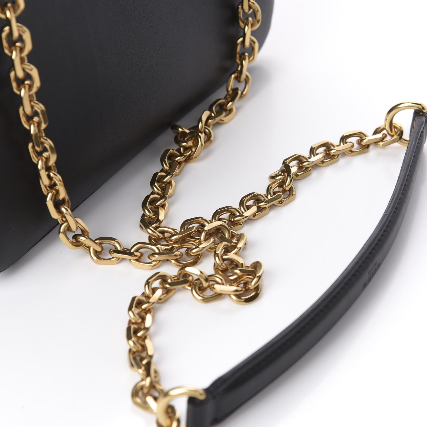 Celine Shiny Calfskin Medium C Bag Black 11 of 13