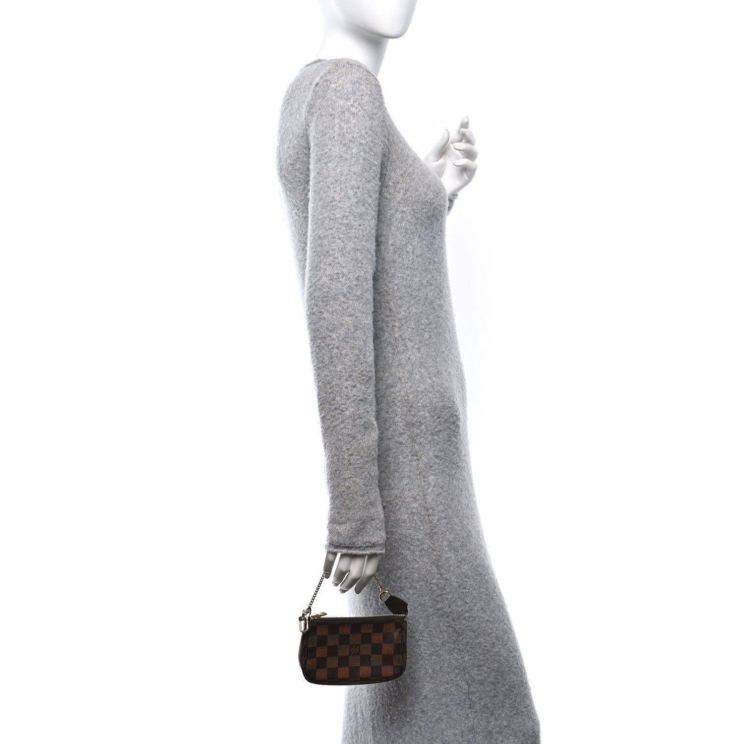 Louis Vuitton Damier Ebene Mini Pochette Accessories 2 of 10