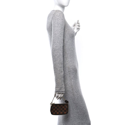 Louis Vuitton Damier Ebene Mini Pochette Accessories 2 of 10