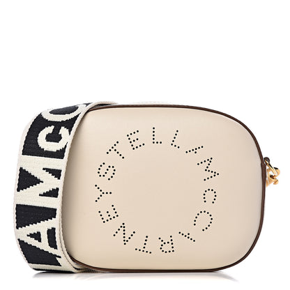 Stella McCartney Eco Alter Nappa Perforated Logo Convertible Belt Bag White 1 of 9
