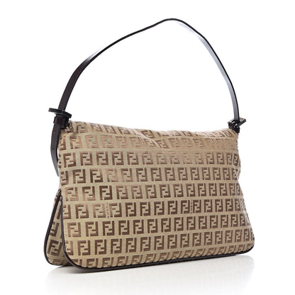 Fendi Zucchino Baguette Dark Brown 3 of 10
