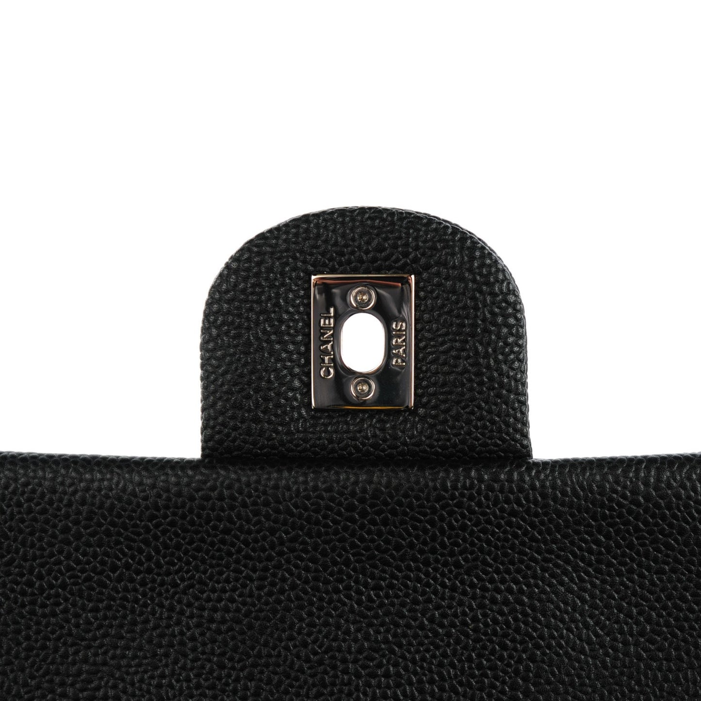 Caviar Quilted Jumbo Easy Flap Black
