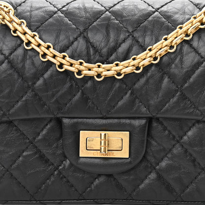 Chanel Aged Calfskin Quilted 2.55 Reissue Mini Flap Black 10 of 11