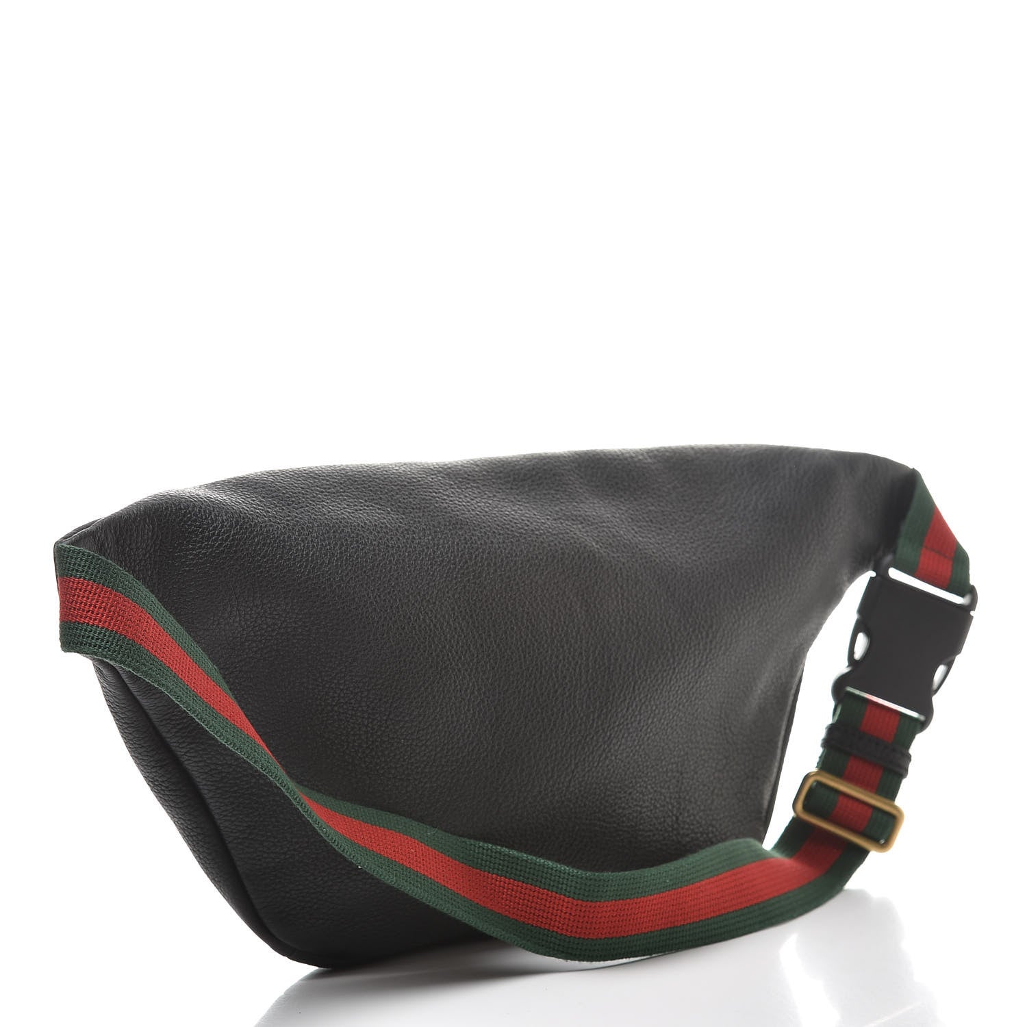 Gucci Grained Calfskin Logo Belt Bag Black 3 of 10