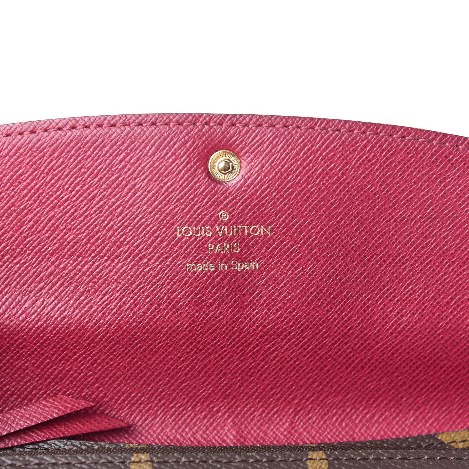 Louis Vuitton Monogram Emilie Wallet Fuchsia 6 of 9