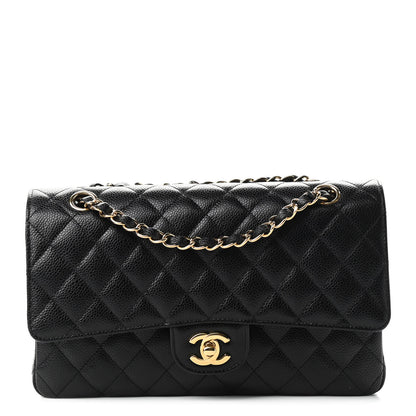 Chanel Caviar Quilted Medium Double Flap Black 1 of 10