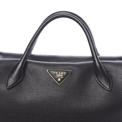 Prada Vitello Daino Satchel Black 11 of 15