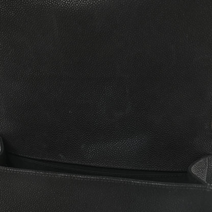 Chanel Iridescent Calfskin Quilted Medium Boy Flap Black 9 of 11