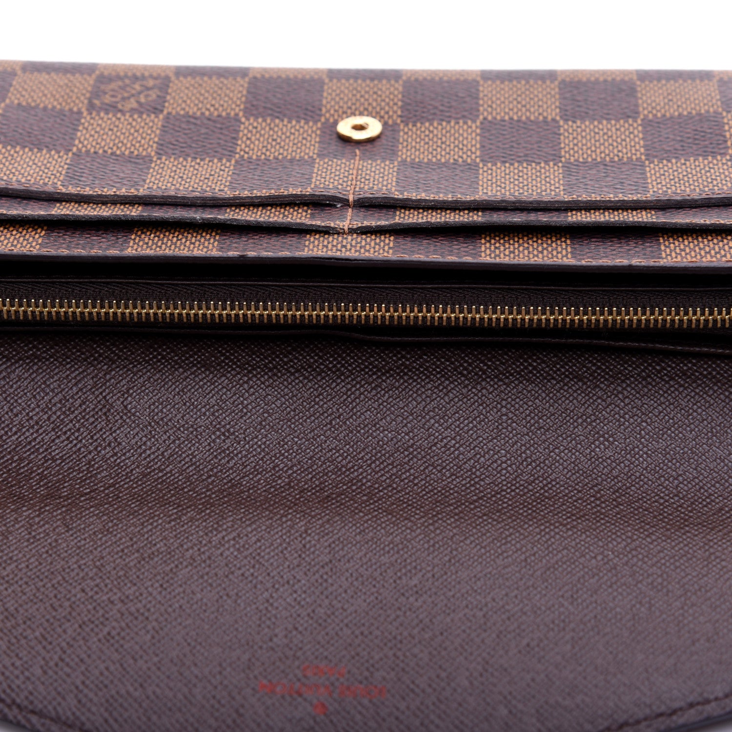 Louis Vuitton Damier Ebene Sarah Wallet NM 9 of 9