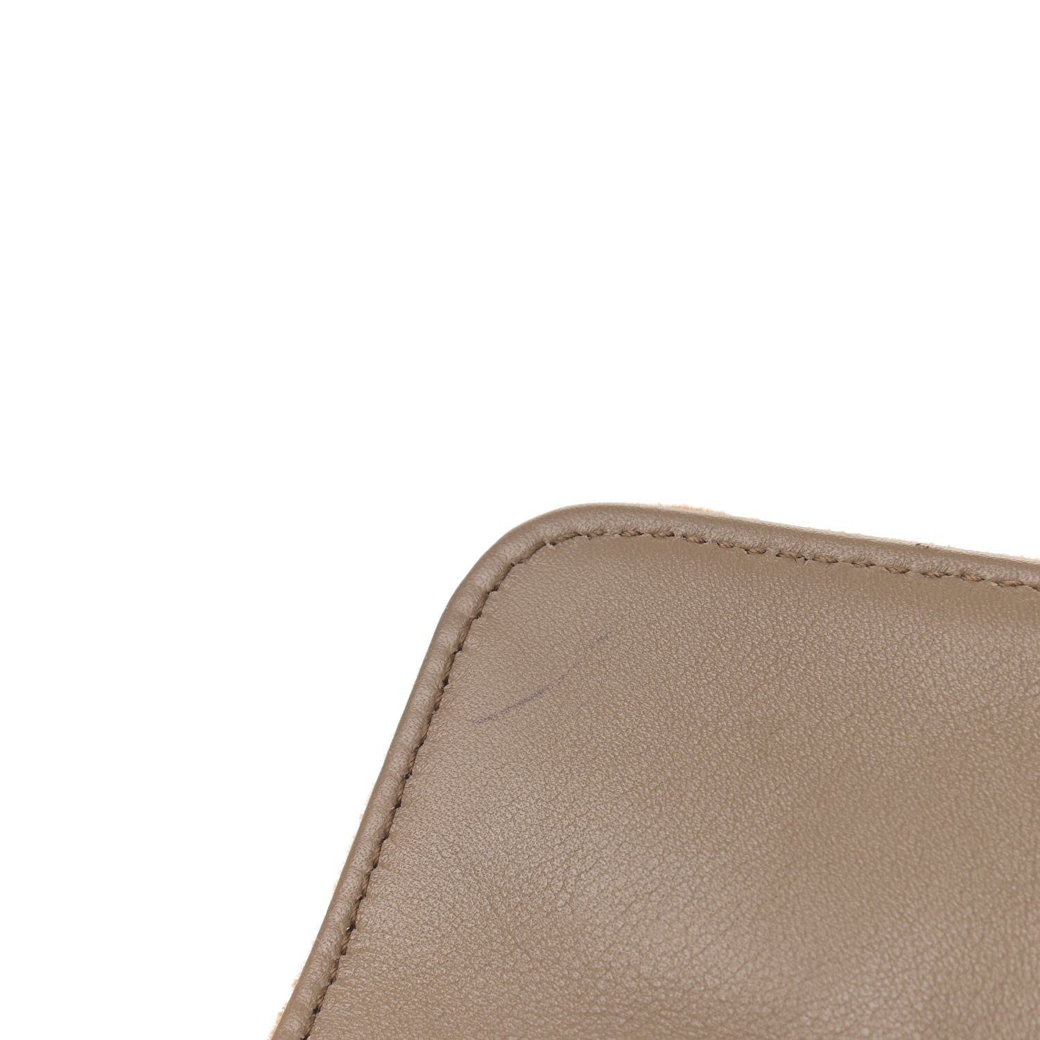 Gucci Velvet Matelasse Small GG Marmont Shoulder Bag Taupe 9 of 14