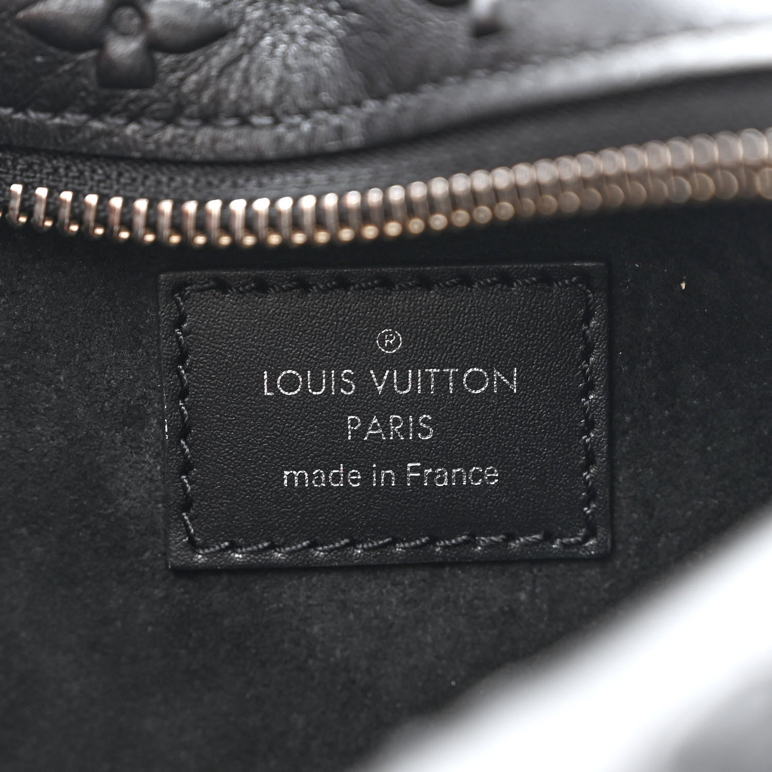 Louis Vuitton Calfskin Debossed Monogram Side Trunk Black 6 of 9