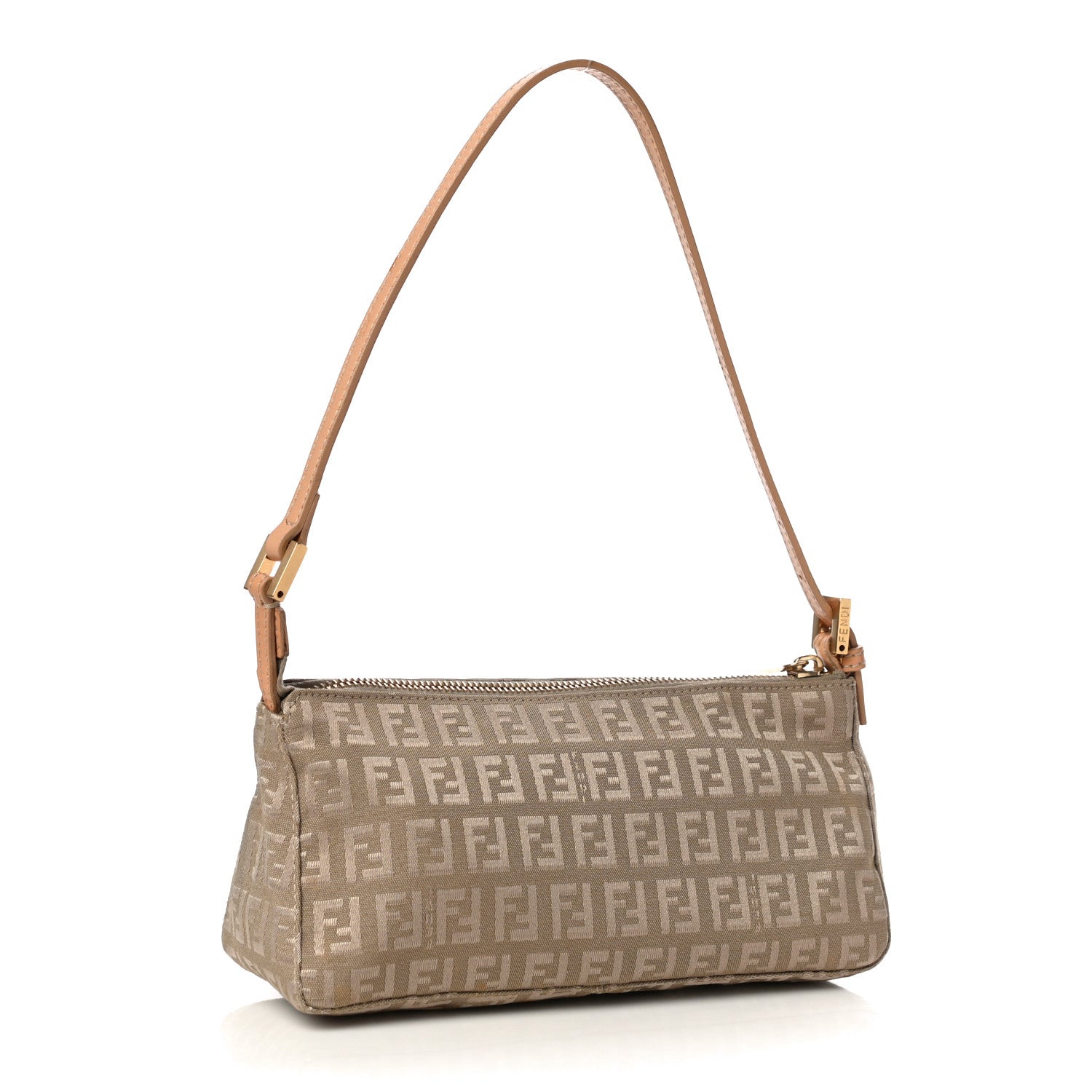Fendi Zucchino Pochette Beige Naturale 3 of 11