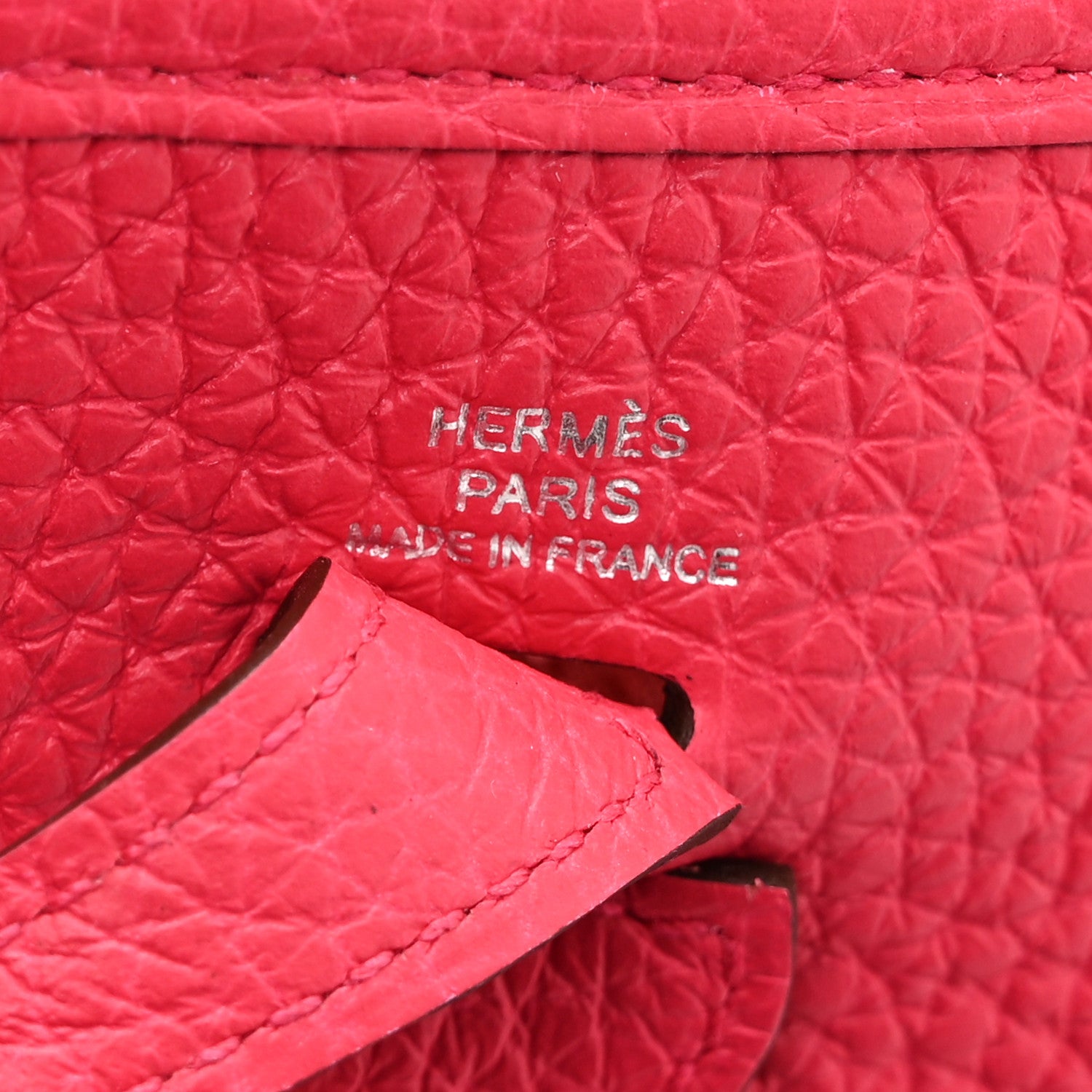 Hermes Taurillon Clemence Evelyne TPM Rose Extreme 1850835