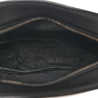 The Row Grained Calfskin Small Slouchy Banana Bag Black 5 of 10