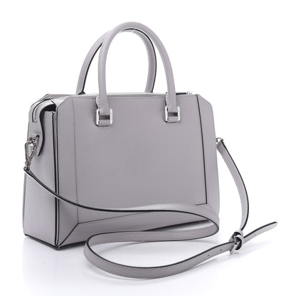 MCM Saffiano Medium Nuovo Tote Gull Gray 3 of 12
