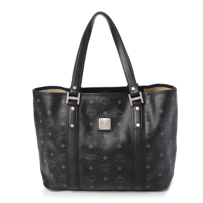 MCM Visetos Shopping Tote Black 1 of 9