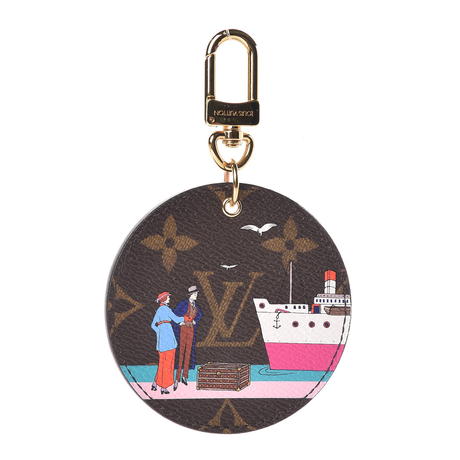 Louis Vuitton Monogram 2016 Christmas Animation Bag Charm Key Ring 1 of 4