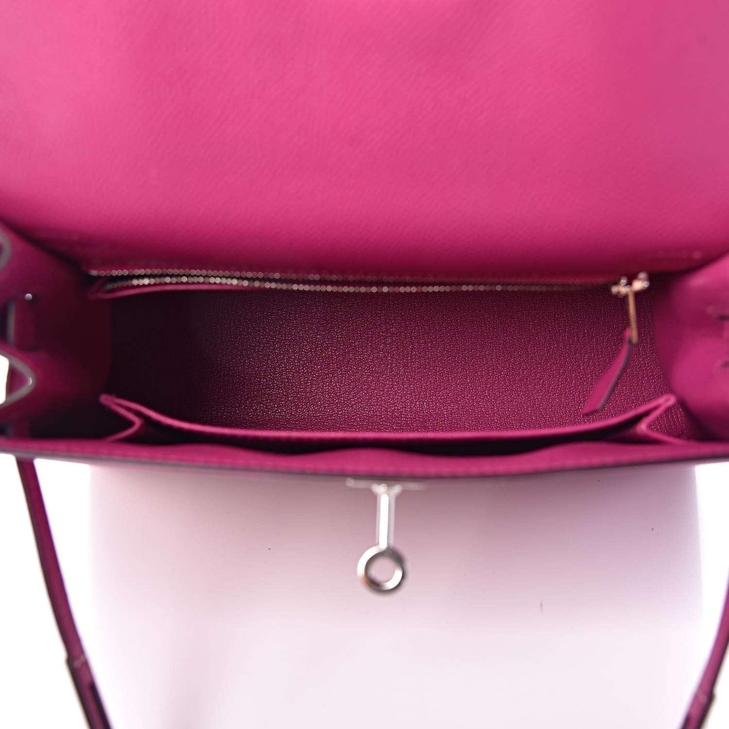 Hermes Epsom Kelly Sellier 25 Rose Pourpre 8 of 41