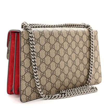 Gucci GG Supreme Monogram Small Dionysus Shoulder Bag Red 3 of 14