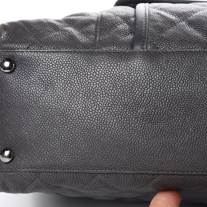 Chanel Caviar Quilted French Riviera Hobo Dark Grey 11 of 17