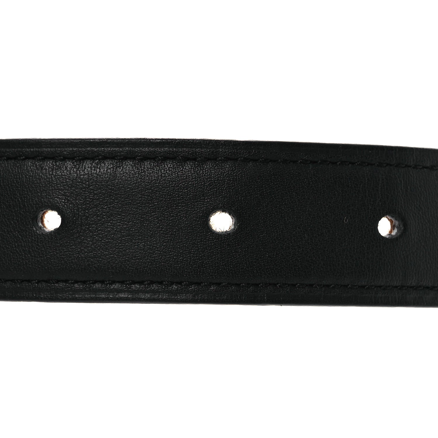 Hermes Swift Epsom 24mm H Torsade Belt 90 36 Black Gold 3 of 7