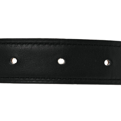 Hermes Swift Epsom 24mm H Torsade Belt 90 36 Black Gold 3 of 7