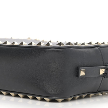 Valentino Garavani Calfskin Rockstud Camera Crossbody Bag Black 9 of 11