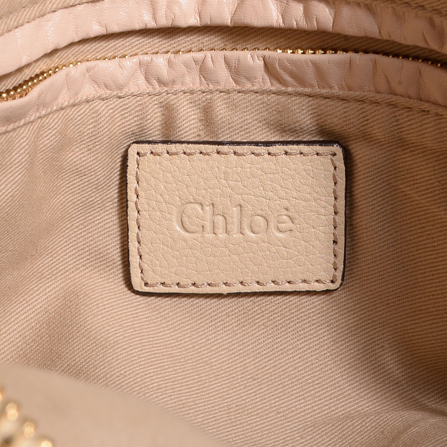 Chloe Calfskin Large Paraty Biscotti Beige 6 of 8