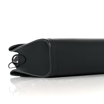 Burberry Rubberised Cotton Foldover Pocket Bag Black 7 of 12