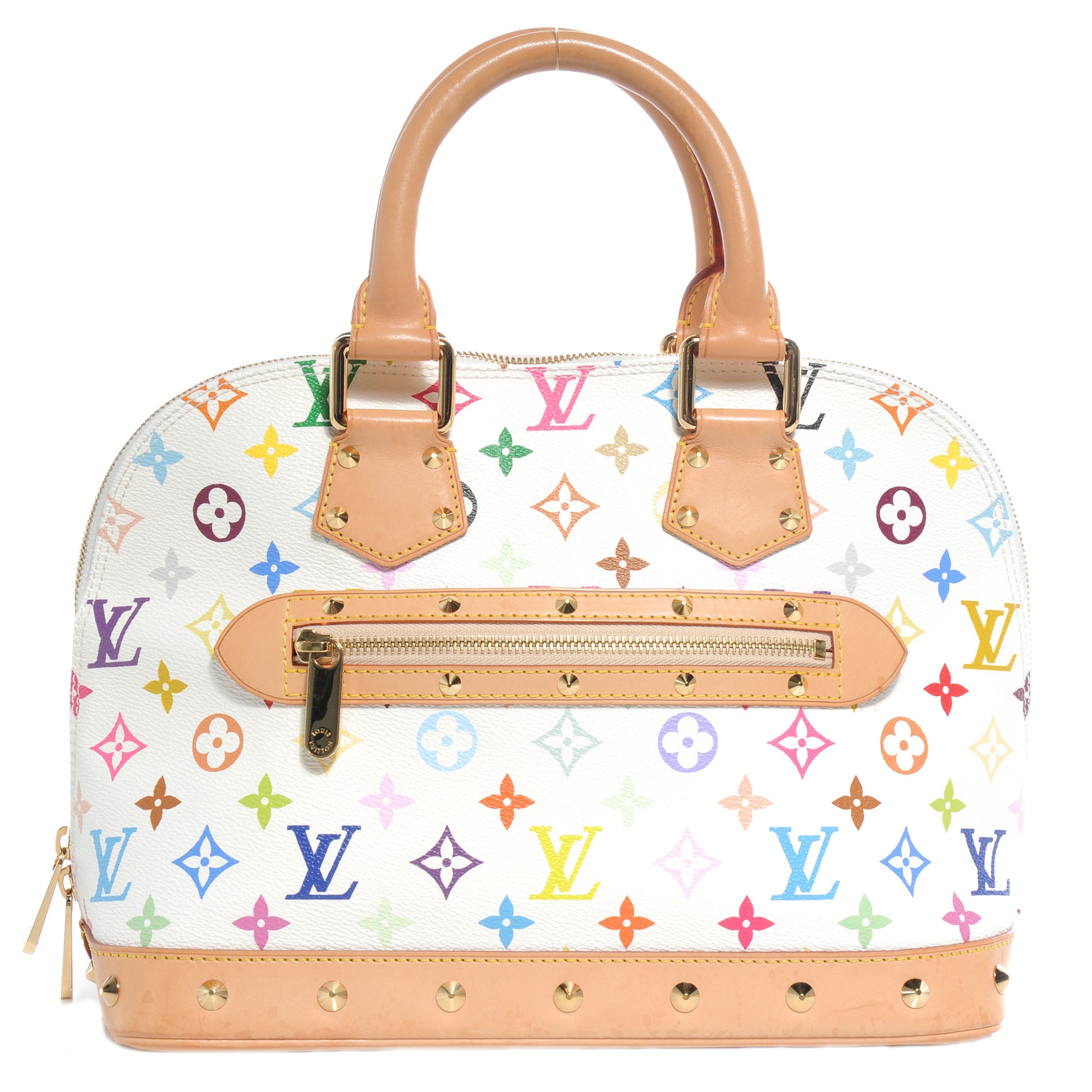 Louis Vuitton Monogram Multicolor Alma White 1 of 8
