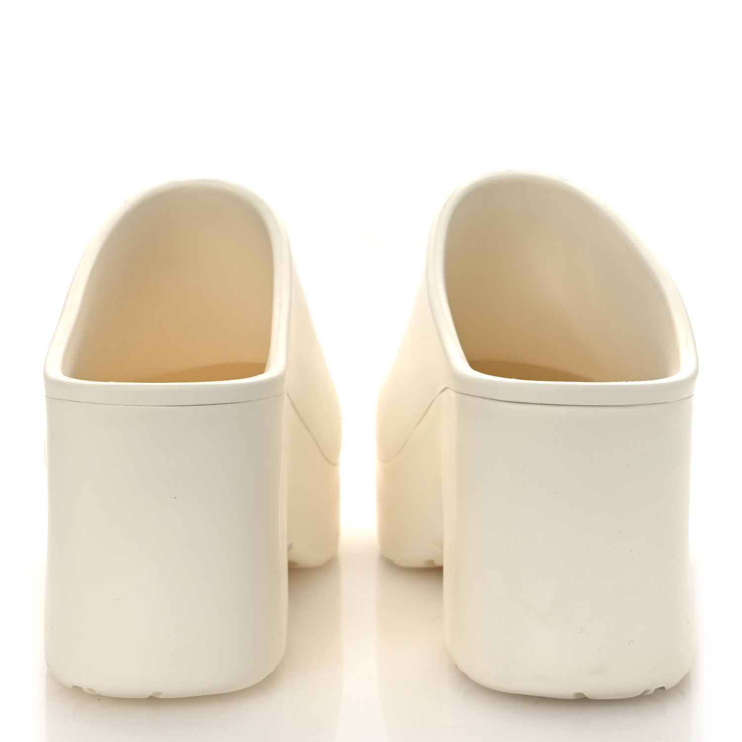 Loewe Foam Rubber Terra Clogs Sandals 39 White 6 of 11